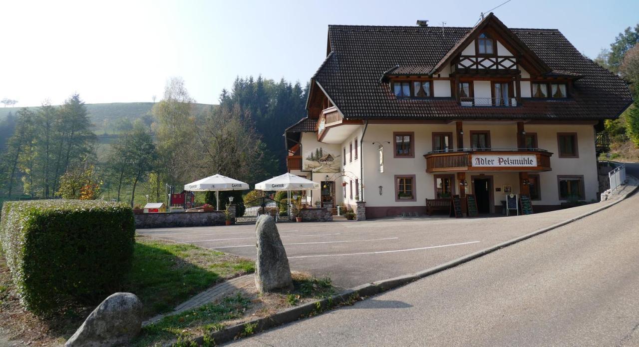 ホテル ランドガストホフ アドラー - ペルツミューレ Biederbach Baden-Württemberg エクステリア 写真